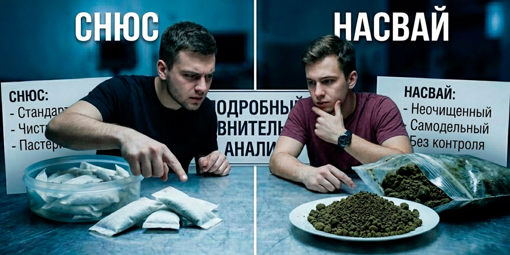 Снюс и насвай отличия, как выглядят